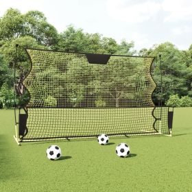 Soccer l Rebounder Net Black and Yellow 72"x33.5"x47.2" Polyester
