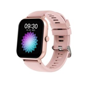 Smart Watch (Answer/Make Call); 1.83'' Full Touch Screen Smartwatch With BT Call; 100+ Sport Modes; Ai Control; Built-in Games; Heart Rate Sleep Monit (Color: Pink)